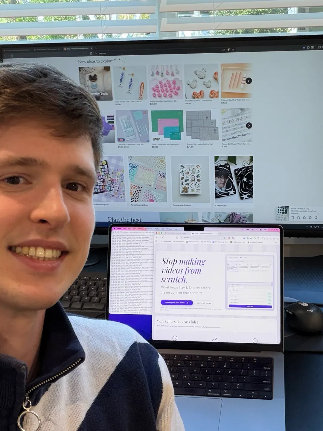 Michael, the founder of Violet